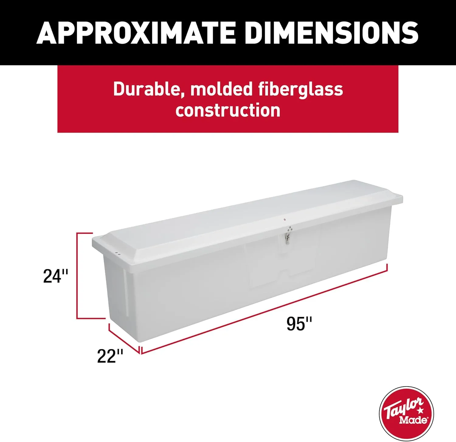 TAYLOR MADE PRODUCTS Stow 'N Go Fiberglass Fisherman's Dock Box