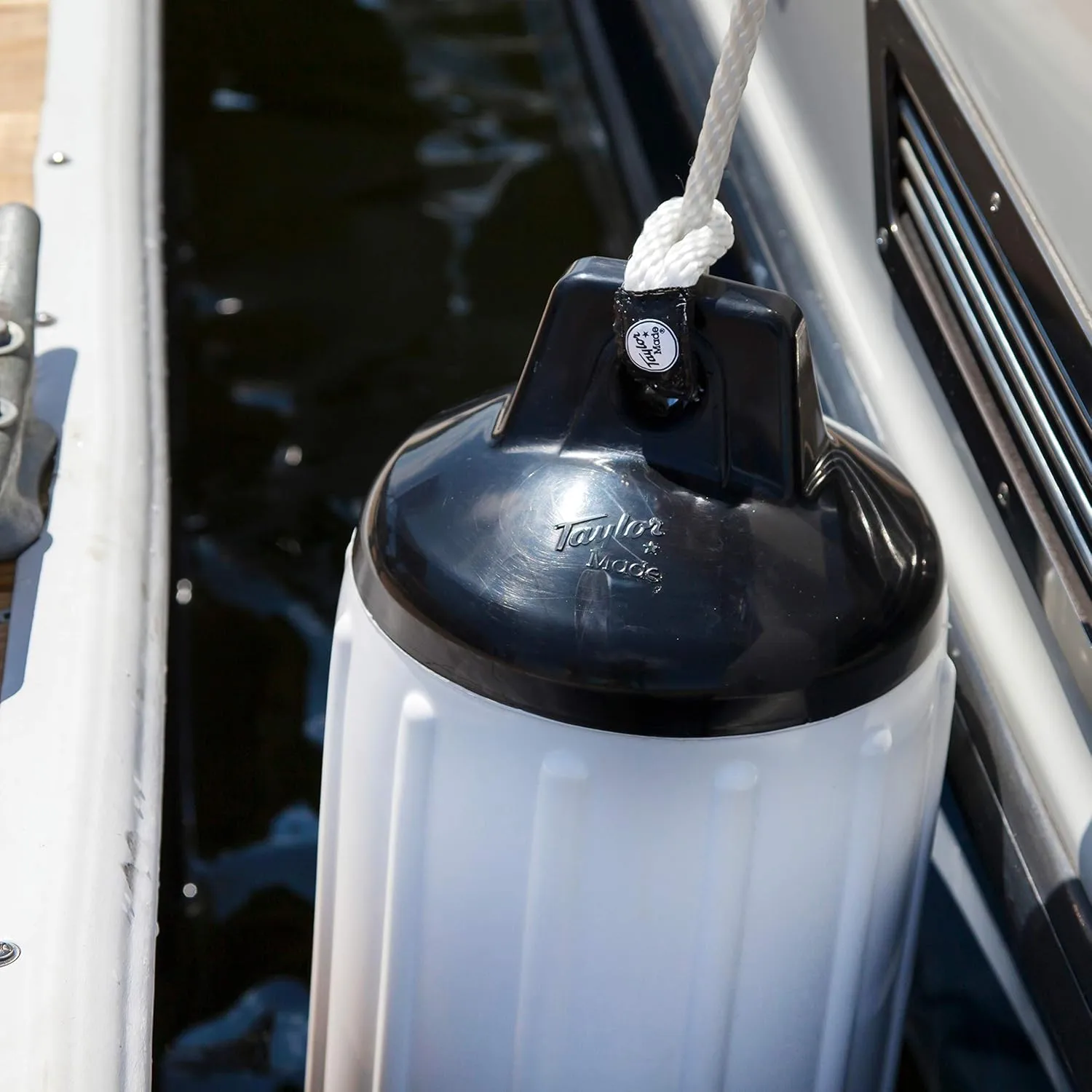 Taylor Made Products 950622 Super Gard Inflatable Vinyl Boat Fender, 6.5 x 22 inch, White
