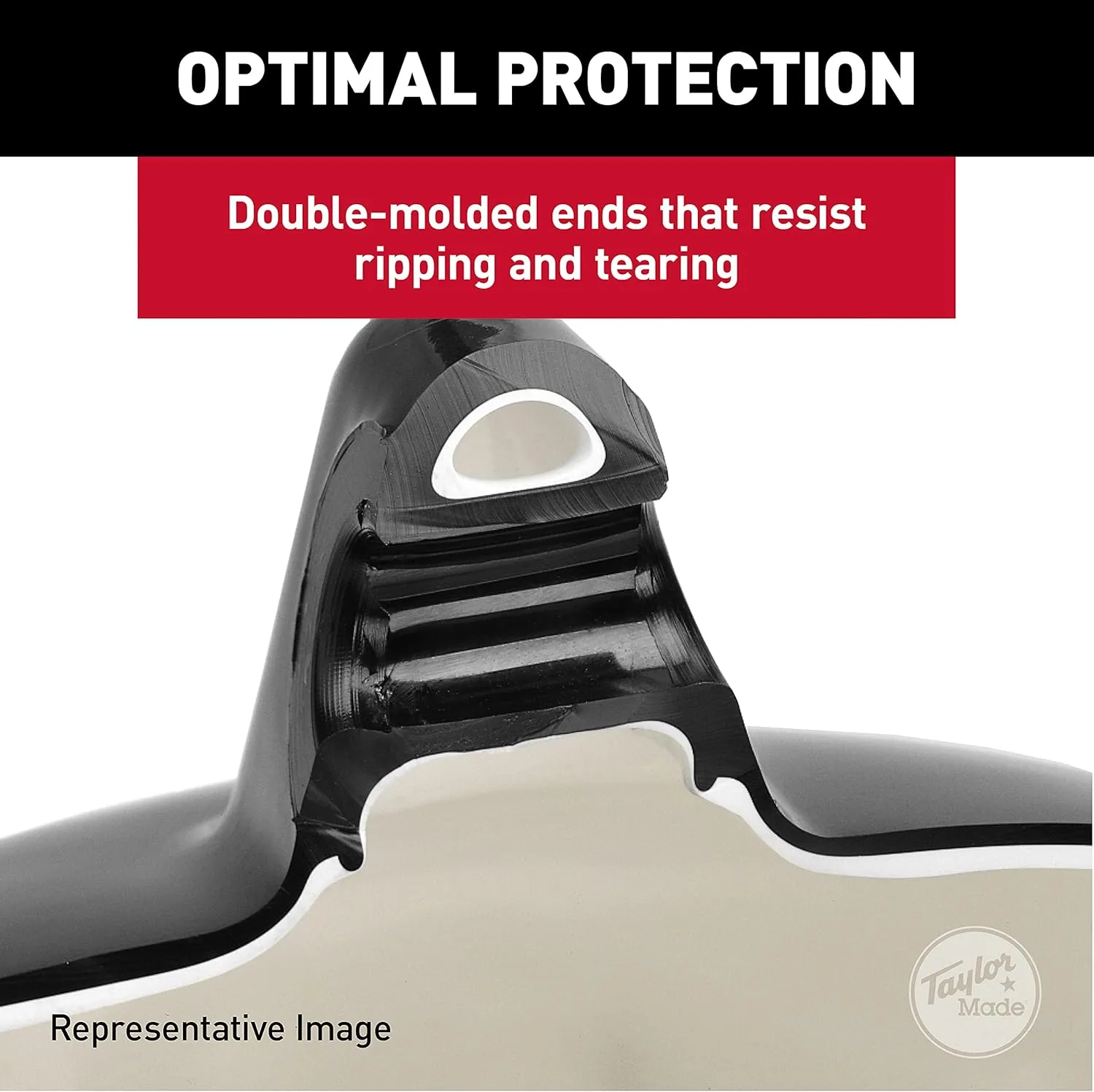 Taylor Made Products 950622 Super Gard Inflatable Vinyl Boat Fender, 6.5 x 22 inch, White