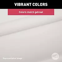 Taylor Made Products 950622 Super Gard Inflatable Vinyl Boat Fender, 6.5 x 22 inch, White