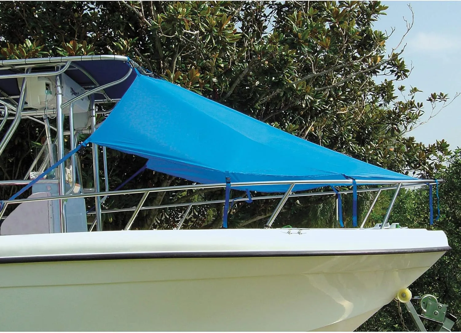 TAYLOR MADE PRODUCTS T-Top Bow Shade, Pacific Blue (7'L x 102" W)