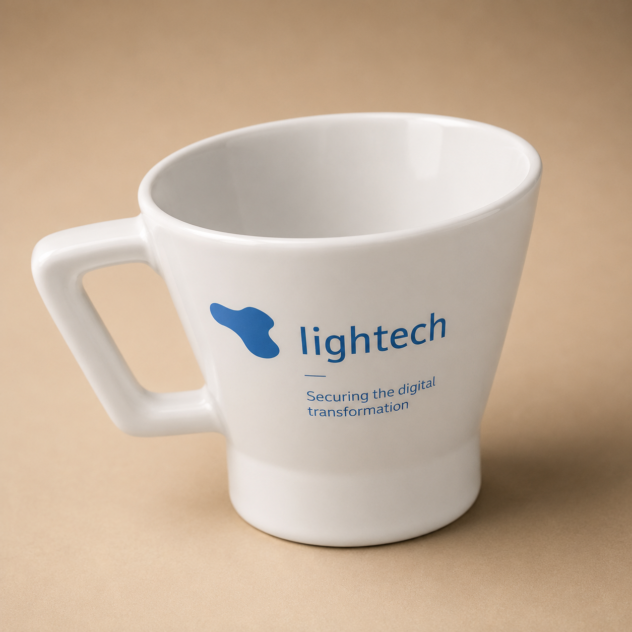 Taza con logo para Lightech