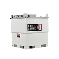 FUEL CUBE WESTERN GLOBAL 250GALLON DOUBLE WALL STATIONARY STORAGE TANK INCLUDING FILL RITE 110V FUEL TRANSFER PUMP AND AUTOMATIC NOZZLE