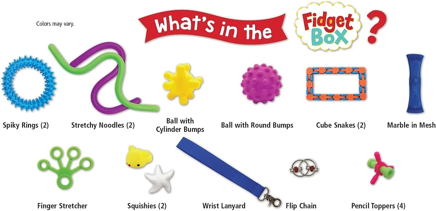 Teacher Created Resources Fidget Box, 18 Pieces (TCR20361) Assorted
