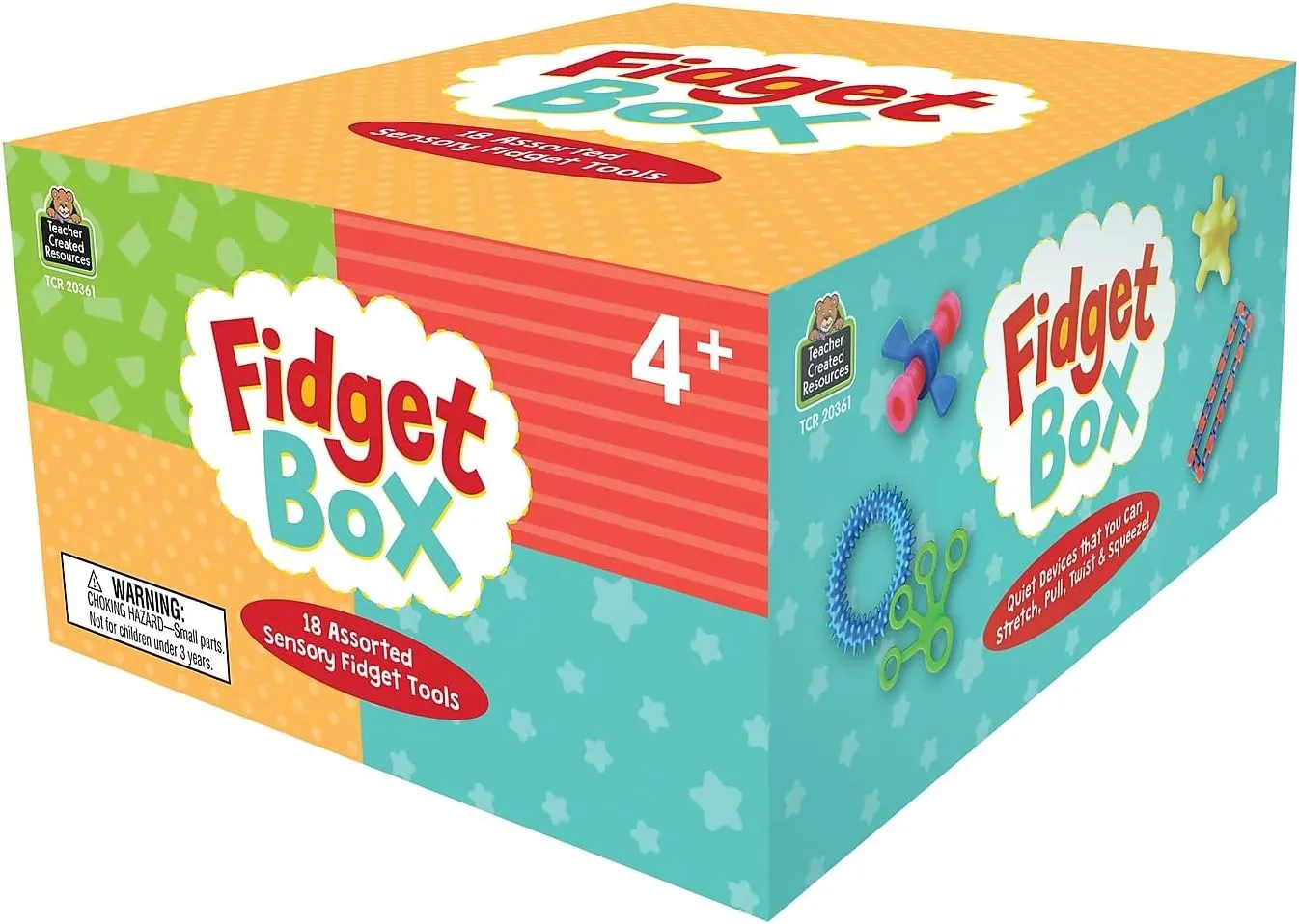 Teacher Created Resources Fidget Box, 18 Pieces (TCR20361) Assorted
