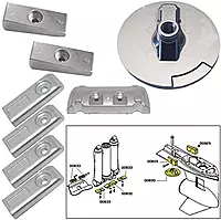 Tecnoseal Anode Kit w/Hardware - Mercury Verado 6 - Zinc
