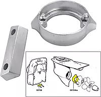 Tecnoseal Anode Kit w/Hardware - Volvo Duo-Prop 290 - Zinc