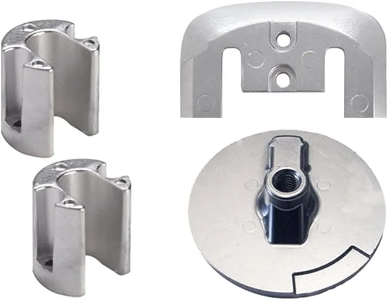 Tecnoseal Anode Kit w/Hardware - Mercury Bravo 2-3 up to 2003 - Magnesium