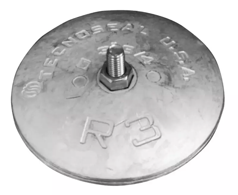 Tecnoseal R3MG Rudder Anode - Magnesium - 3-3/4 Diameter