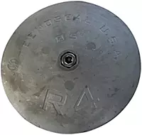 Tecnoseal R4 Rudder Anode - Zinc - 5" Diameter x 5/8" Thickness