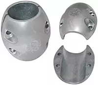 Tecnoseal X9AL Shaft Anode - Aluminum - 2" Shaft Diameter