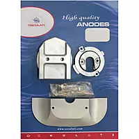 Tecnoseal Anode Kit w/Hardware - Mercury Alpha 1 Gen 2 - Zinc
