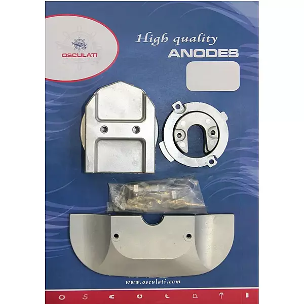Tecnoseal Anode Kit w/Hardware - Mercury Alpha 1 Gen 2 - Zinc