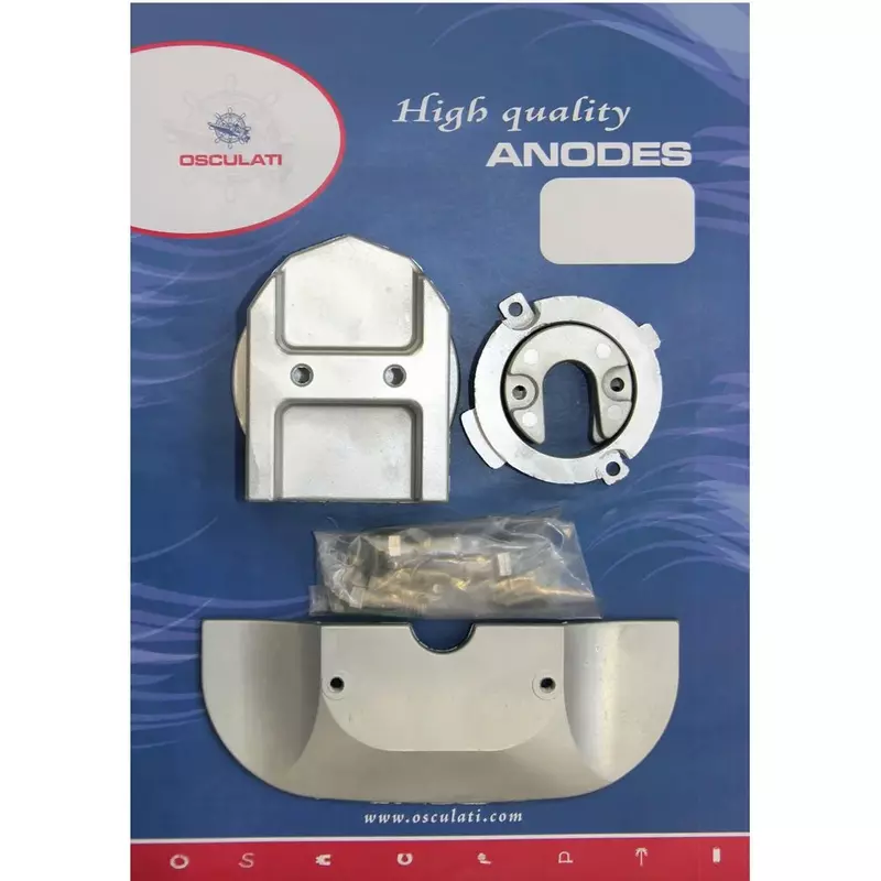 Tecnoseal Anode Kit w/Hardware - Mercury Alpha 1 Gen 2 - Zinc