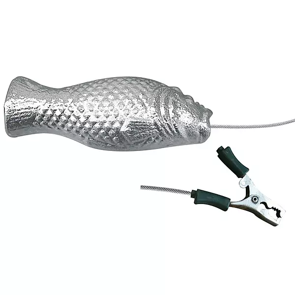 Tecnoseal Grouper Suspended Anode w/Cable & Clamp - Zinc