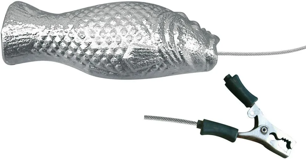 Tecnoseal Grouper Suspended Anode w/Cable & Clamp - Zinc