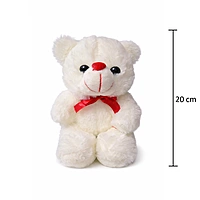 Ultra-Soft Teddy Bear Soft Toy – White 20 cm