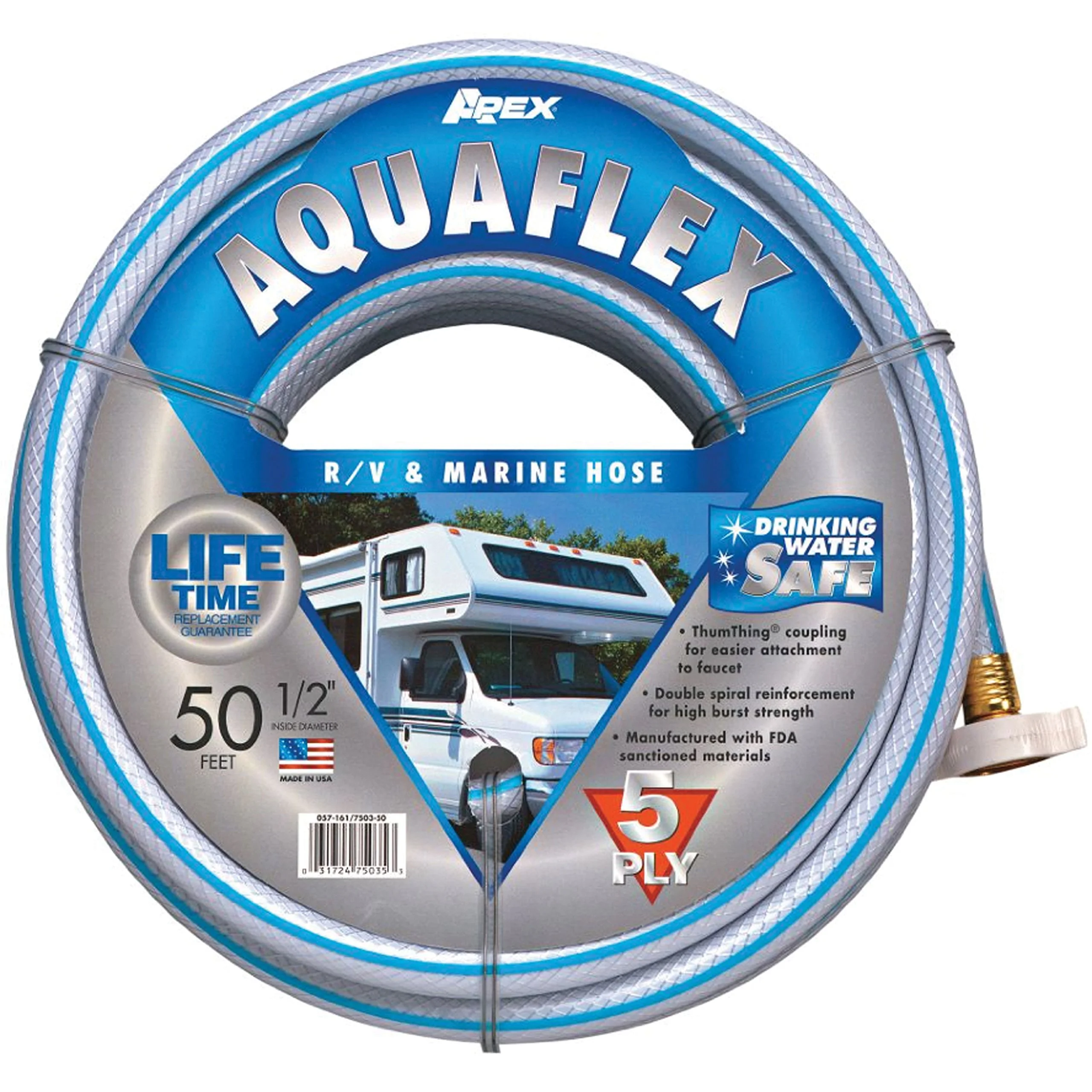 Teknor Apex AquaFlex RV/Marine Drinking-Water Hose