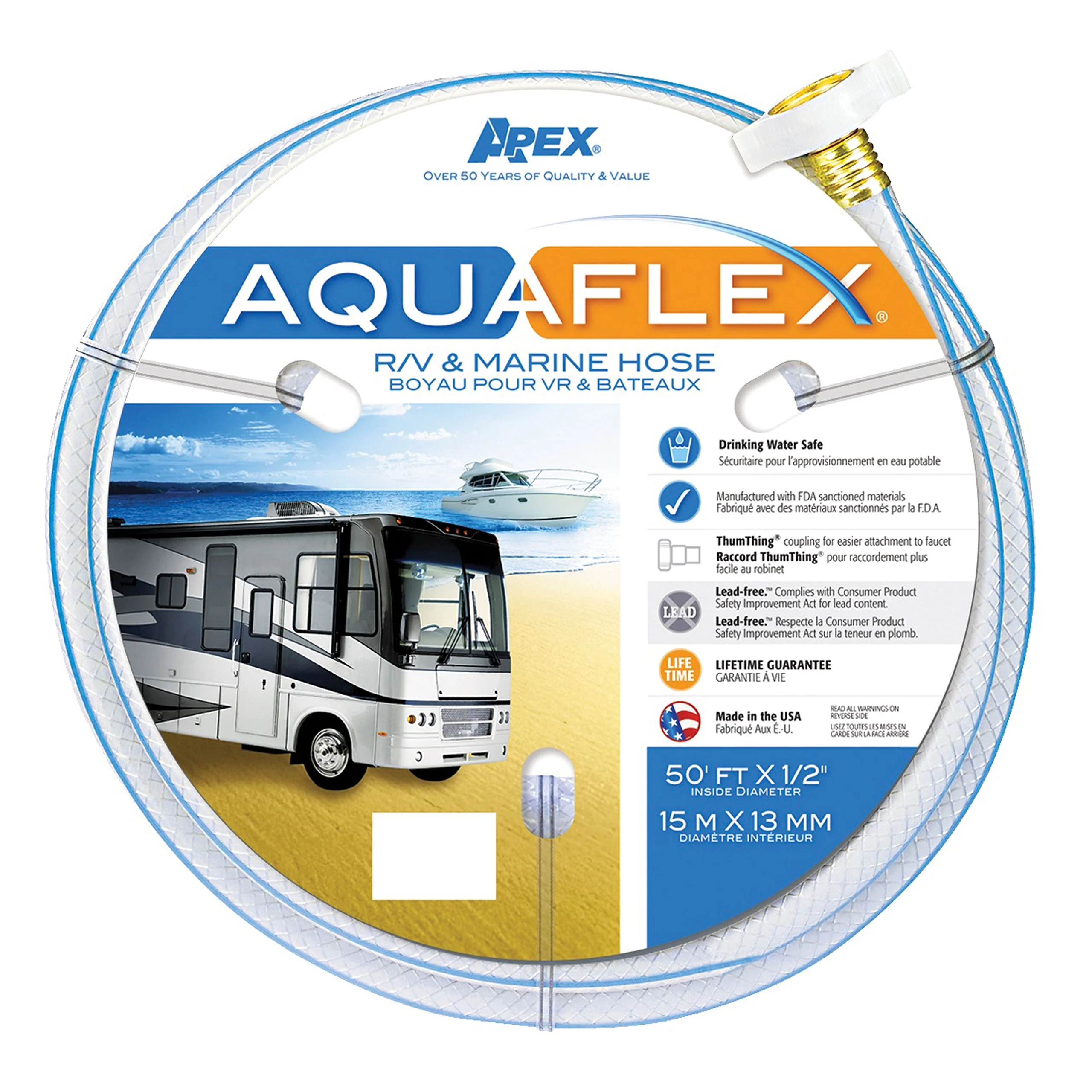 Teknor Apex AquaFlex RV/Marine Drinking-Water Hose