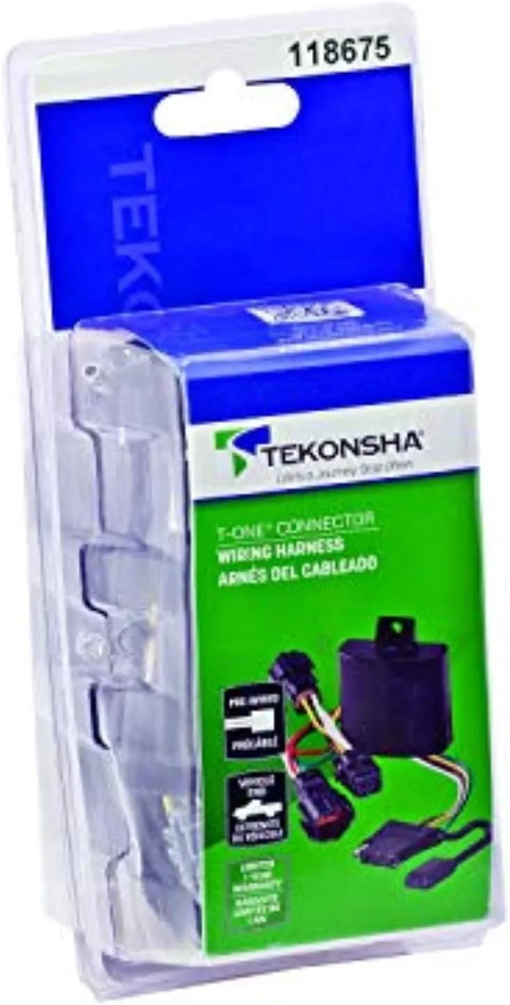 Tekonsha 118675 T-One 4-Way Flat T-Connector Harness with ModuLite HD