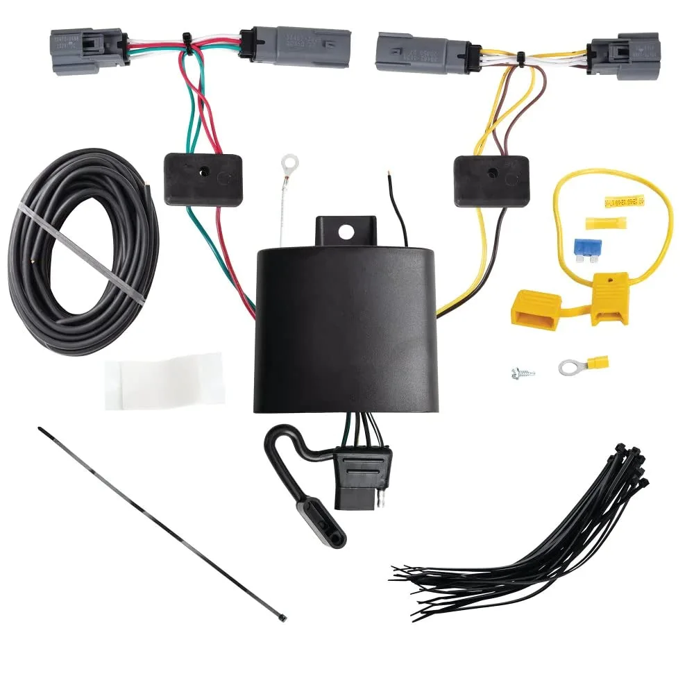 Tekonsha 118836 T-One® T-Connector Harness, 4-Way Flat, w/Circuit Protected ModuLite® HD Module, Compatable with 2021-2022 Ford Bronco Sport