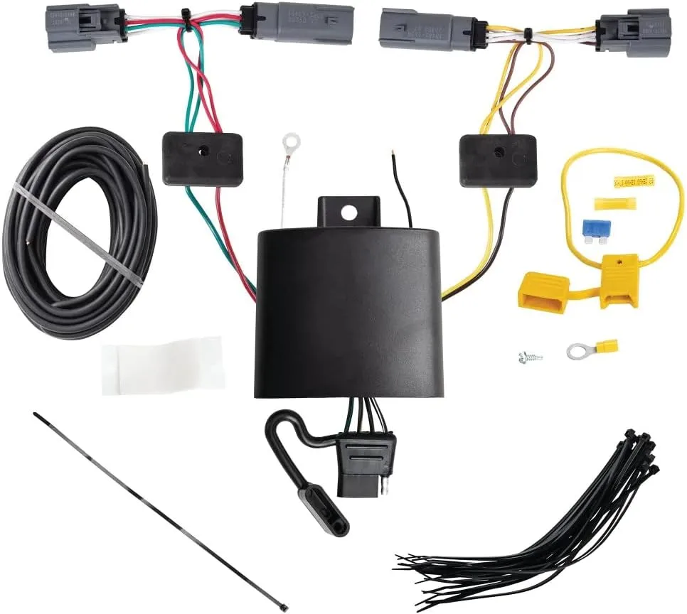 Tekonsha 118836 T-One® T-Connector Harness, 4-Way Flat, w/Circuit Protected ModuLite® HD Module, Compatable with 2021-2022 Ford Bronco Sport