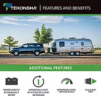 TEKONSHA 305000 Trailer Brake Controller Custom Harness - Compatible with Infiniti & Nissan