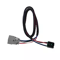 Tekonsha 307300 Trailer Brake Controller Custom Harness, Vehicle & Brake Control Ends Compatible with 2020-2022 Jeep Gladiator 2018-2023 Jeep Wrangler, Nylon/copper