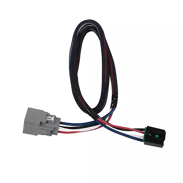 Tekonsha 307300 Trailer Brake Controller Custom Harness, Vehicle & Brake Control Ends Compatible with 2020-2022 Jeep Gladiator 2018-2023 Jeep Wrangler, Nylon/copper