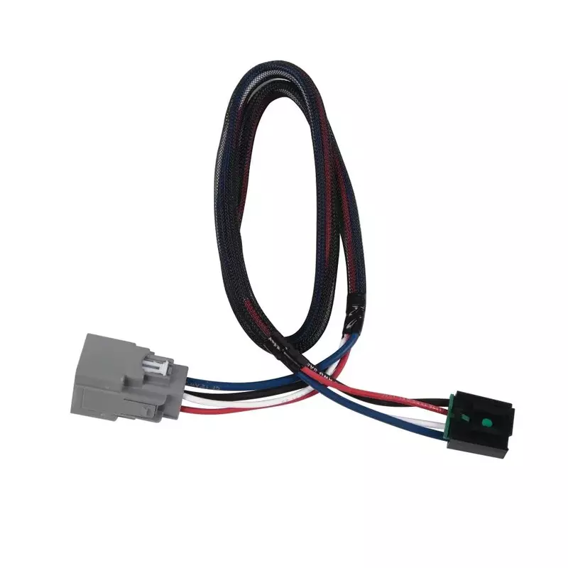 Tekonsha 307300 Trailer Brake Controller Custom Harness, Vehicle & Brake Control Ends Compatible with 2020-2022 Jeep Gladiator 2018-2023 Jeep Wrangler, Nylon/copper