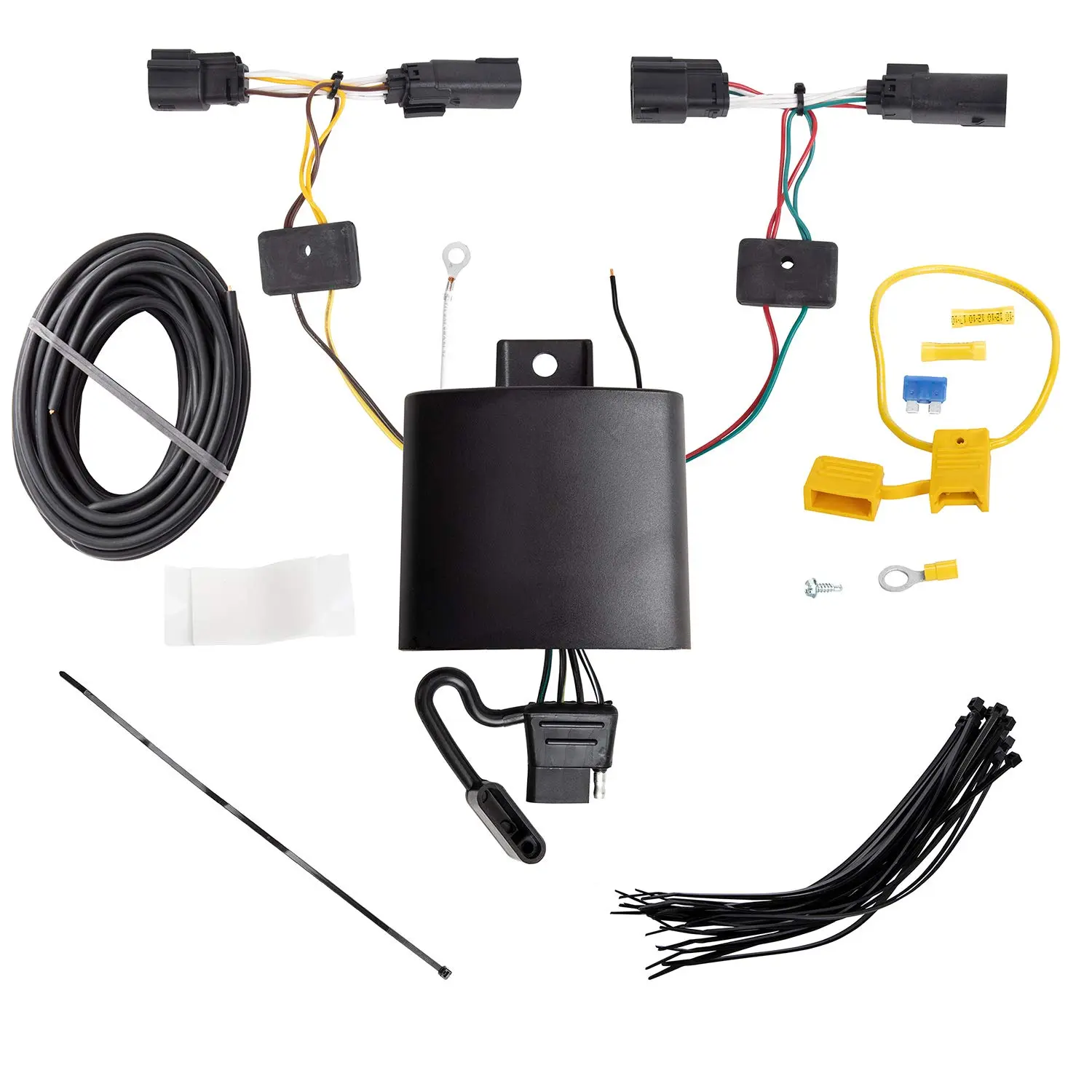 Tekonsha T-One® T-Connector Harness, 4-Way Flat, Compatible with Select Ford Edge