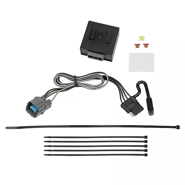 Tekonsha T-One® T-Connector Harness, 4-Way Flat, Compatible with Select Honda Ridgeline,Black