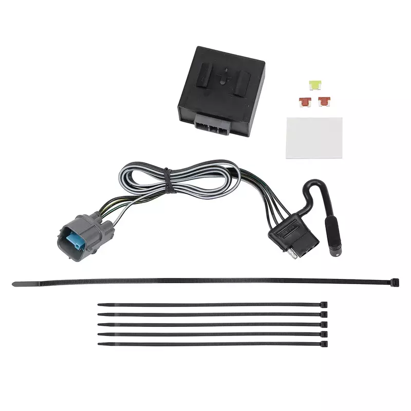 Tekonsha T-One® T-Connector Harness, 4-Way Flat, Compatible with Select Honda Ridgeline,Black