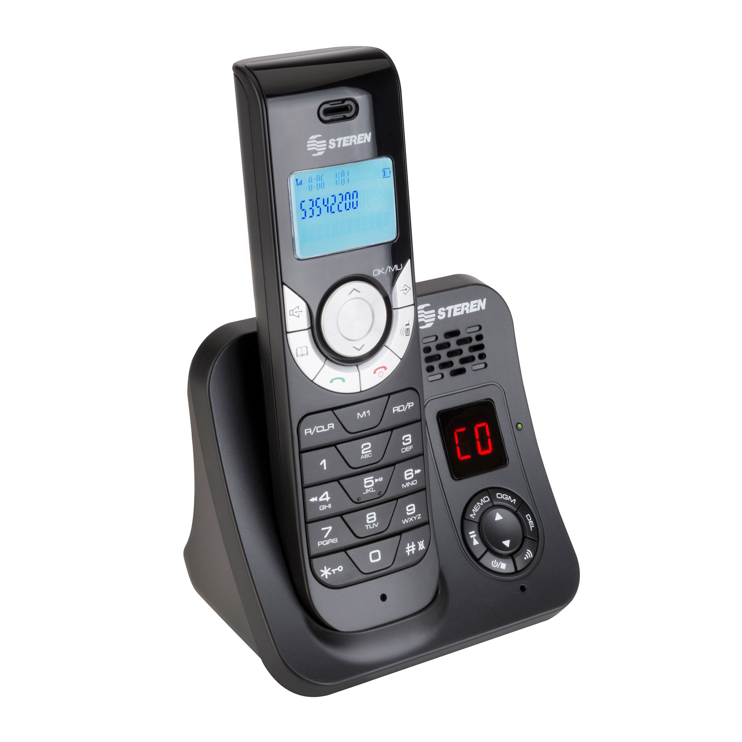 Teléfono inalámbrico DECT 6.0, con contestadora Teléfono inalámbrico DECT 6.0, con contestadora