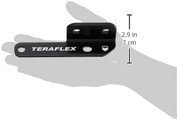 Teraflex 4997192 JL: CB Antenna & Flag Whip Mount Bracket Kit