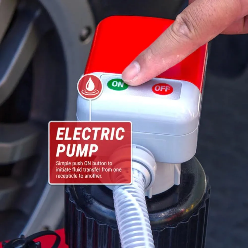 Terapump - TRJ3XLR - 3 Gallon Jug and Pump Combo Red/White