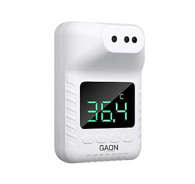 Termómetro De Pared Infrarrojo Digital Sin Contacto C/alarma Termómetro De Pared Infrarrojo Digital Sin Contacto C/alarma