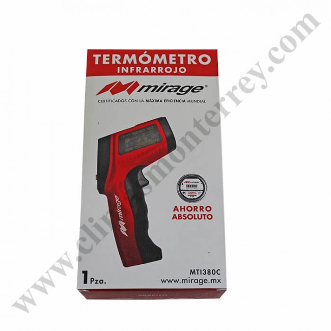 MTI380C - Termómetro Digital Infrarrojo -50° a 380° C distancia 30 c C/F - Mirage