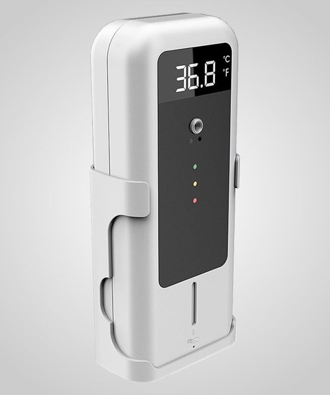 Dispensador De Gel Automático Con Termómetro Infrarrojo