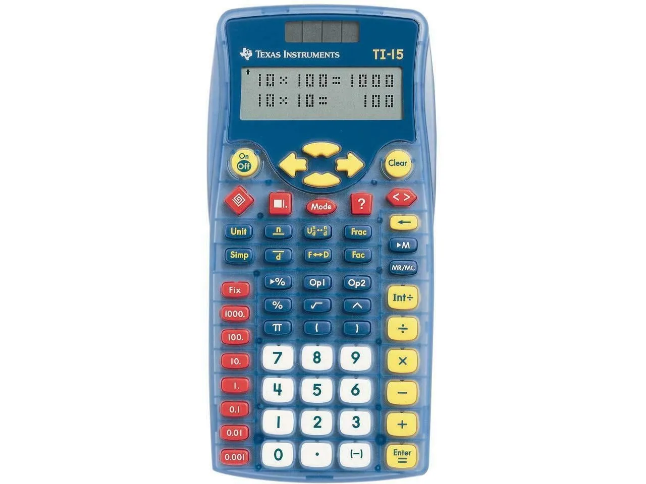 Texas Instruments TI-15 Slide Case Covers – Pack of 10