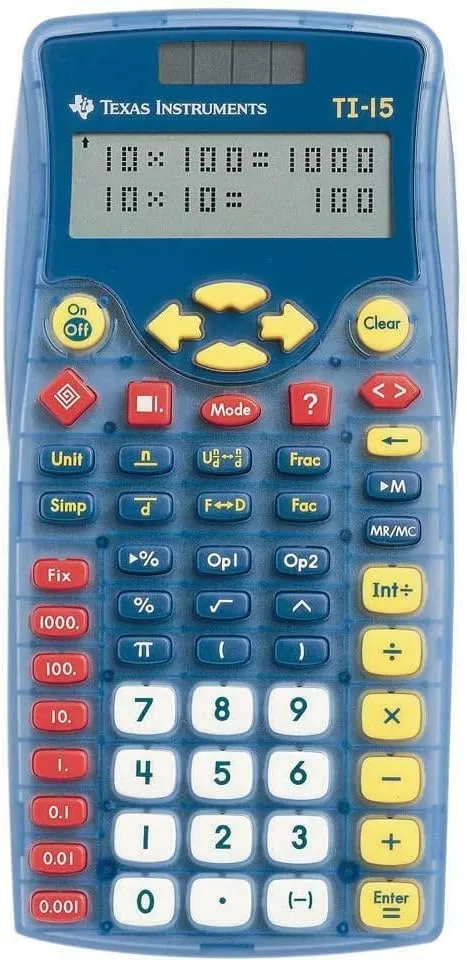 Texas Instruments TI-15 Slide Case Covers – Pack of 10