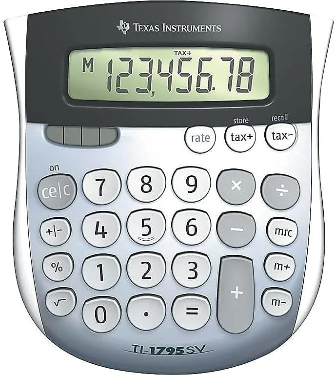 Texas Instruments TI-1795 SV Standard Function Calculator