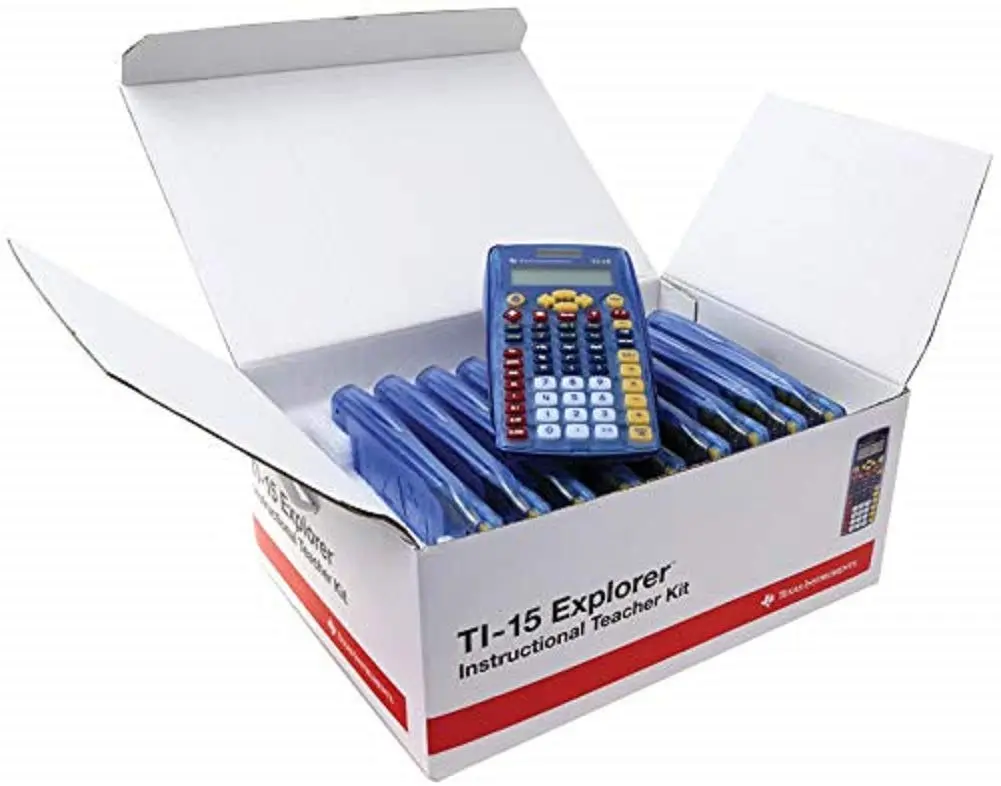 Texas Instruments TI15TK Financial Calculator Teacher Kit Large (10-Pack)