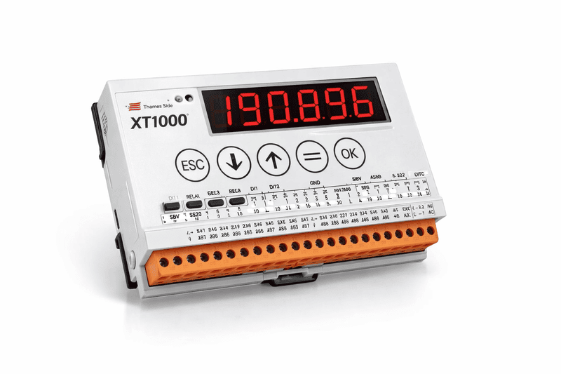 Thames Side XT1000 DIN Rail Weighing Indicator and High Speed Transmitter