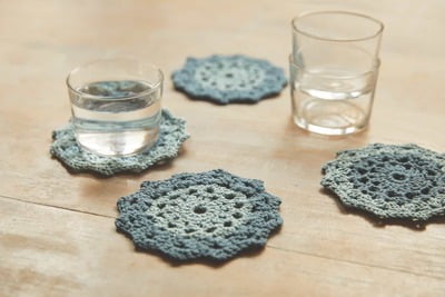 DMC Mindful Making - Sottobicchieri Mandala Kit Uncinetto DMC Mindful Making - Sottobicchieri Mandala Kit Uncinetto