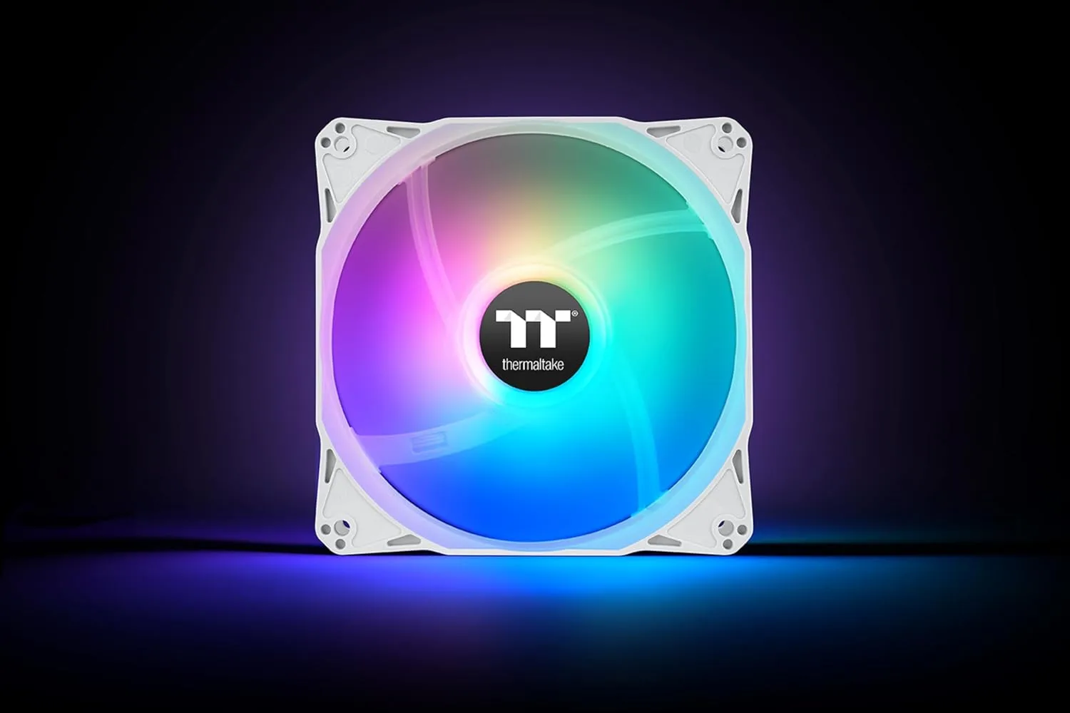 Thermaltake LE120 ARGB PWM Fan White (3-Pack) 120mm, 500-1500 RPM, 66.1 CFM