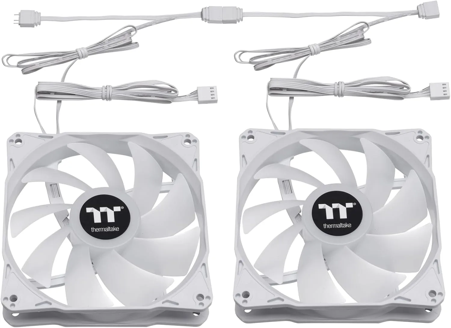 Thermaltake LE120 ARGB PWM Fan White (3-Pack) 120mm, 500-1500 RPM, 66.1 CFM