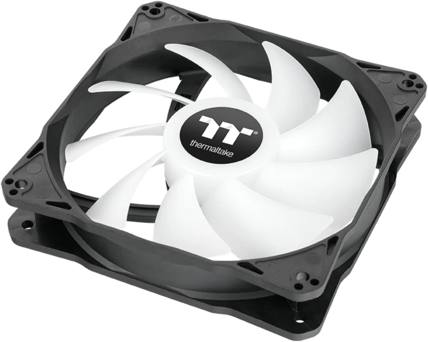 Thermaltake LE120 ARGB PWM Fan (3 Pack), PWM controlled 500~1500 rpm, 5V Motherboard Sync, 16.8 Million Colors 9 Addressable LEDs, Airflow 66.1 CFM, 120mm Hydraulic Bearing, Case Fan, CL-F204-PL12SW-A