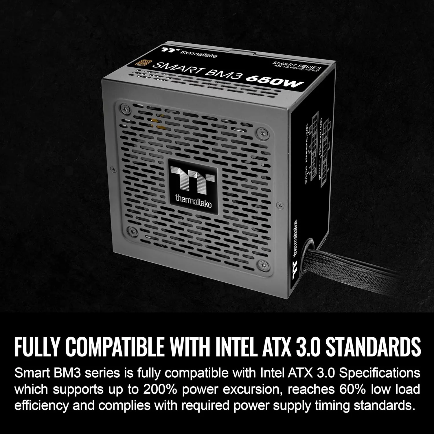 Thermaltake Smart BM3 80 PLUS Bronze Semi-Modular ATX 3.0 Power Supply