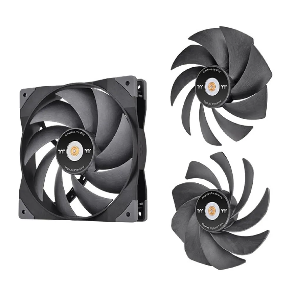 Thermaltake SWAFAN GT14 PC Cooling Fan, 3 Types of Detachable Fan Blades, 6.4 Inches, High Pressure/High Air Flow/Reversed, Desktop Compatible